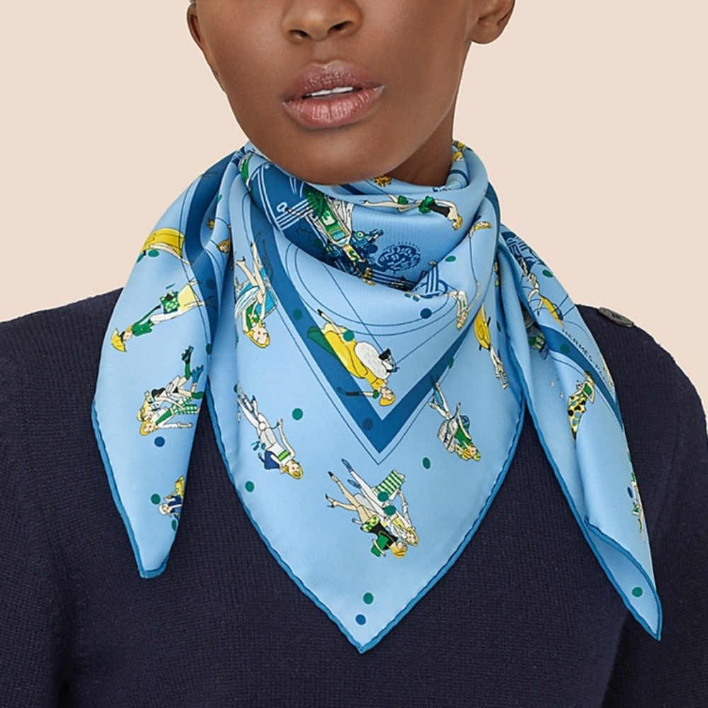 Hermès Ex-Libris les Parisiennes Scarf 70